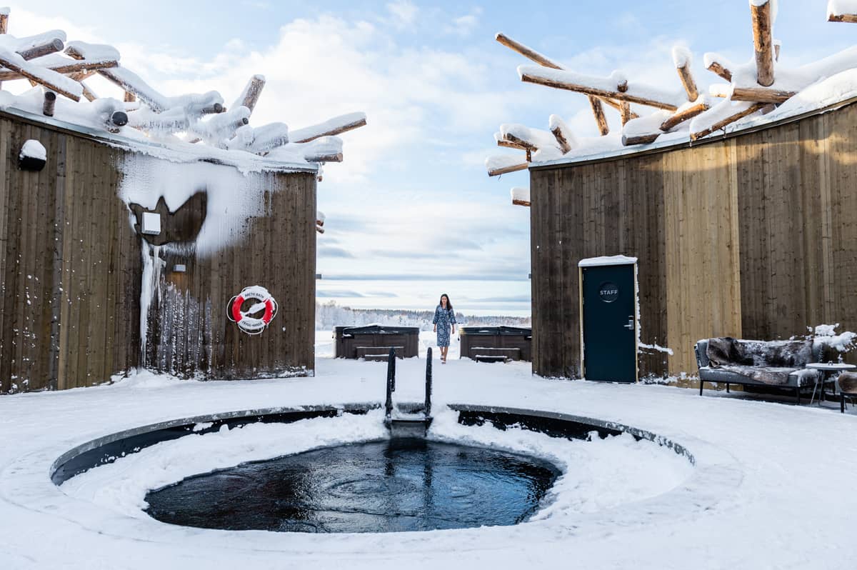 Kallbad på ArcticBath | Foto: Håkan Stenlund