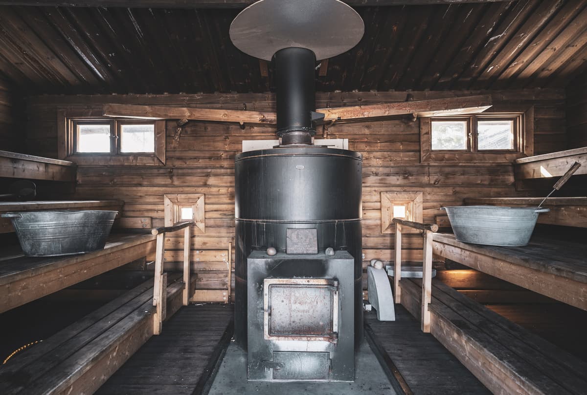 En traditionell bastu i Kukkolaforsen | Foto: Håkan Stenlund