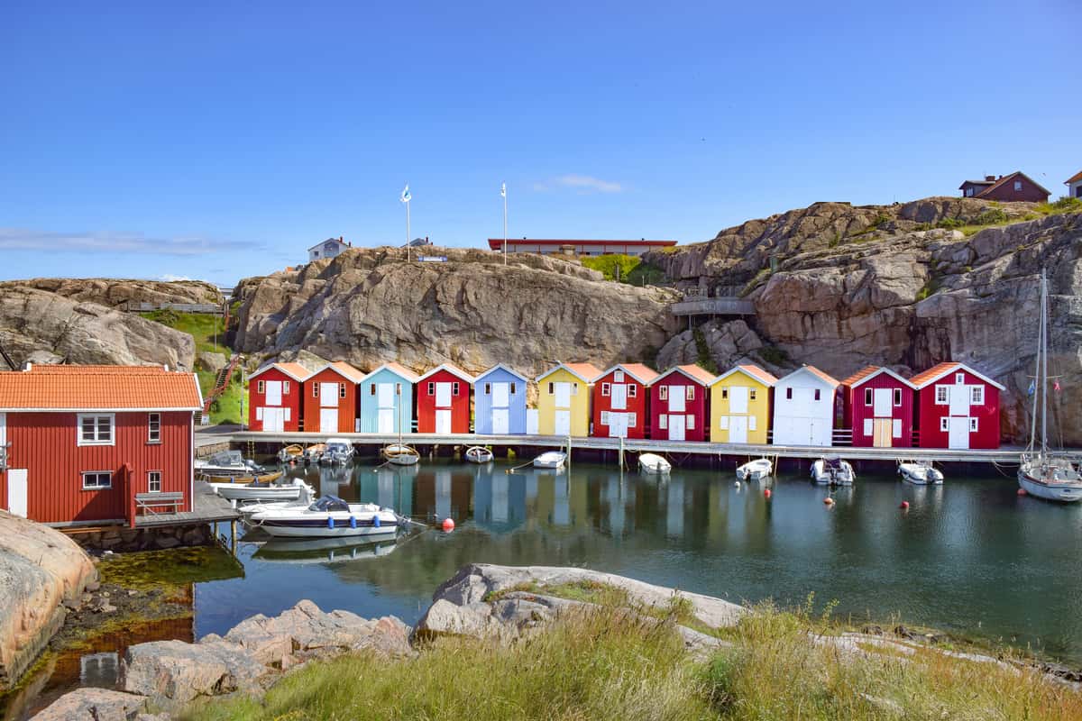 Den berömda Smögenbryggan i Smögen