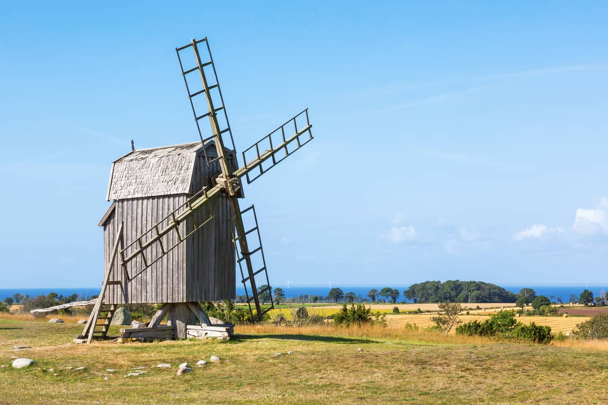 En väderkvarn på Öland