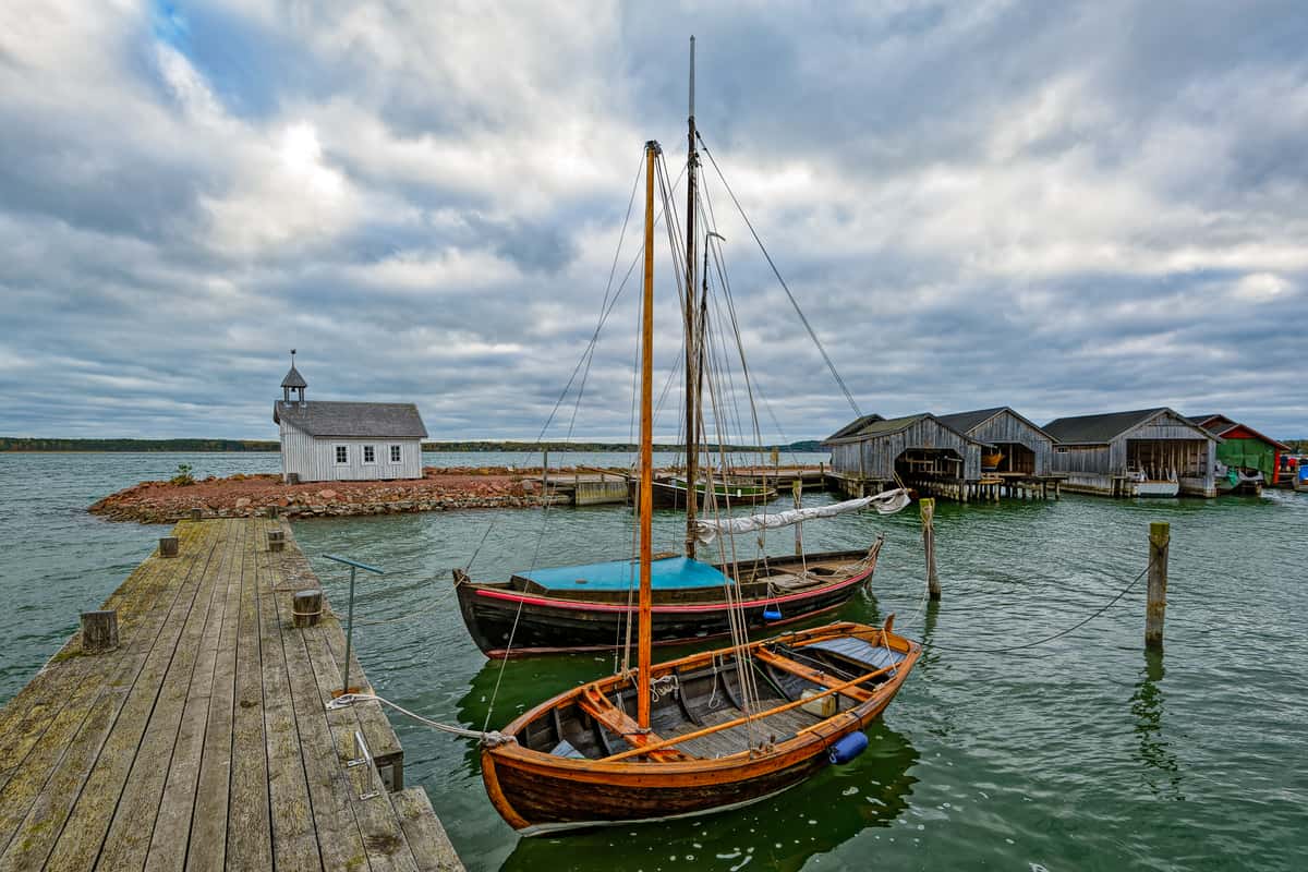 Hamnen och Sjökvarteret i Mariehamn