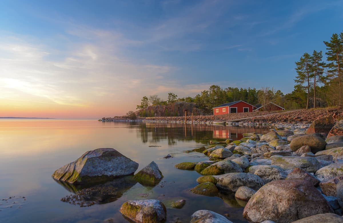 Ålands vackra havsmiljö