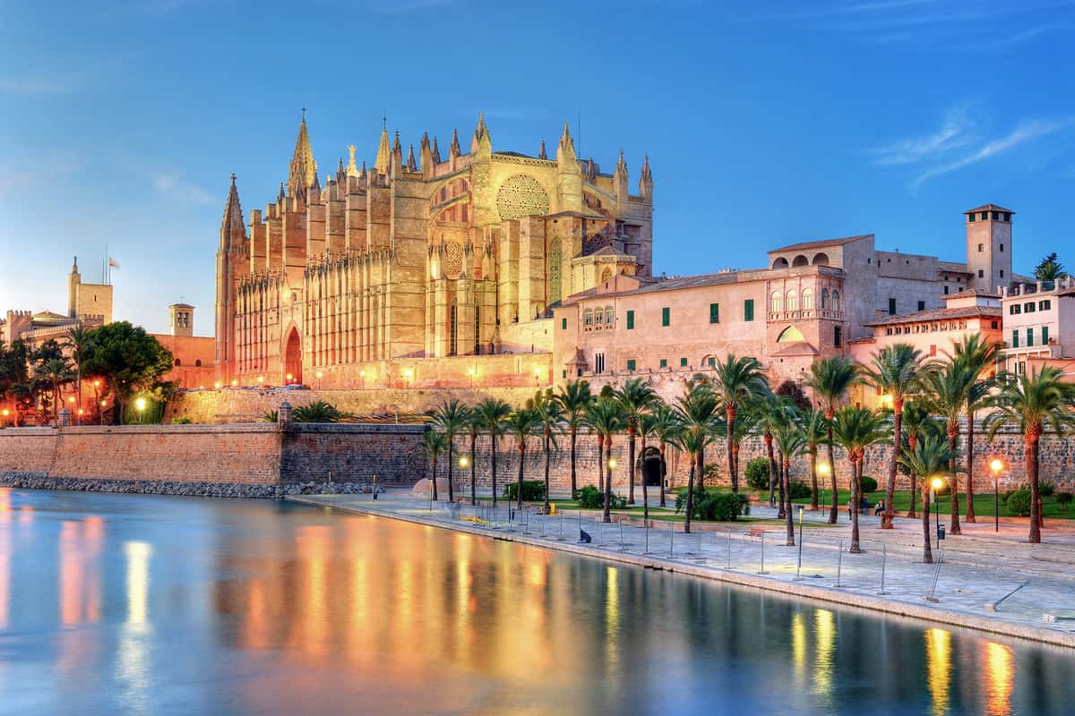 Palma-katedralen, en av de bästa sevärdheterna på Mallorca