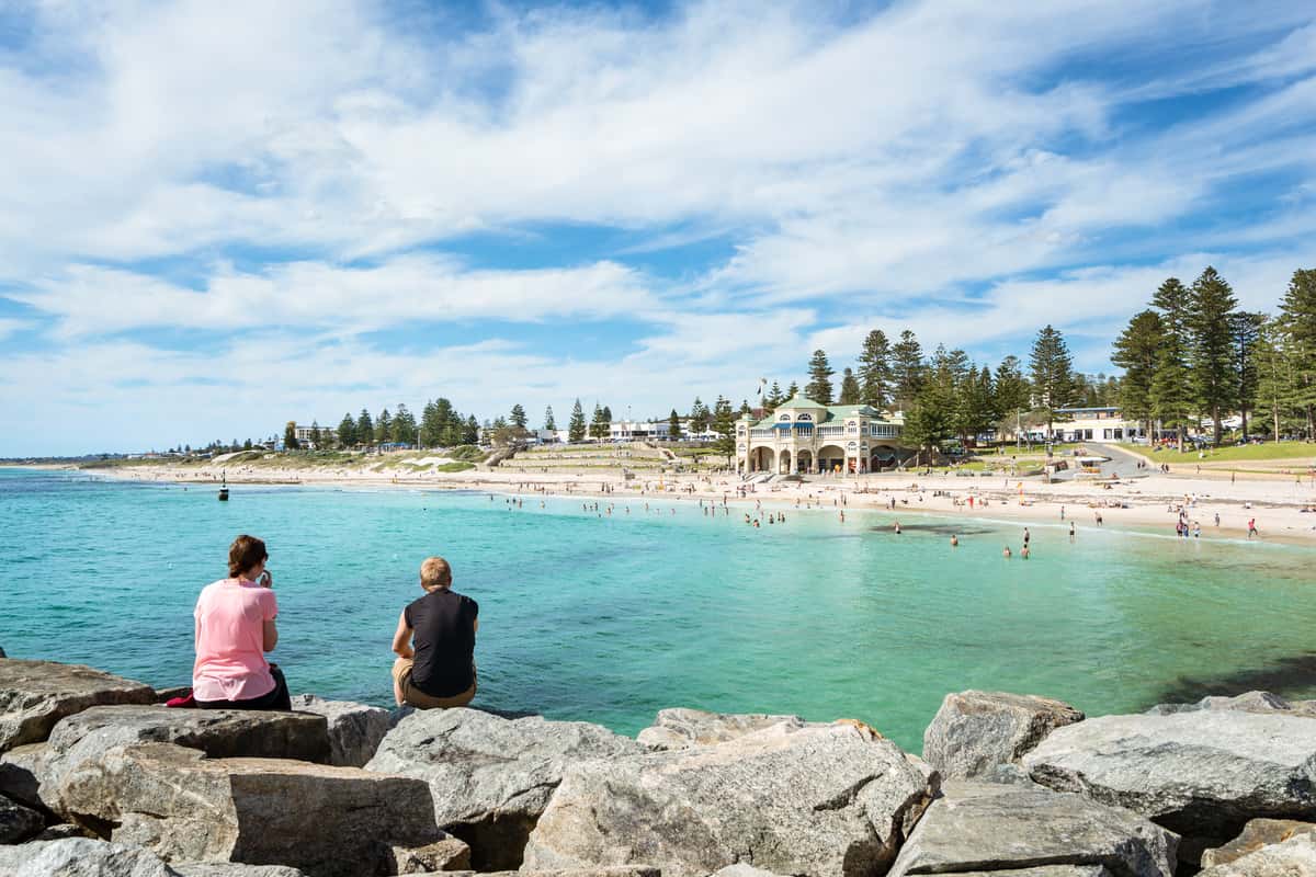 Cottesloe Beach i Perth