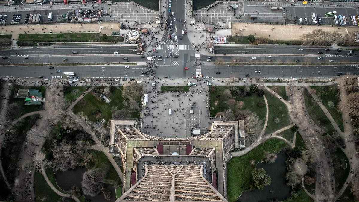 Utsikt från Eiffeltornet