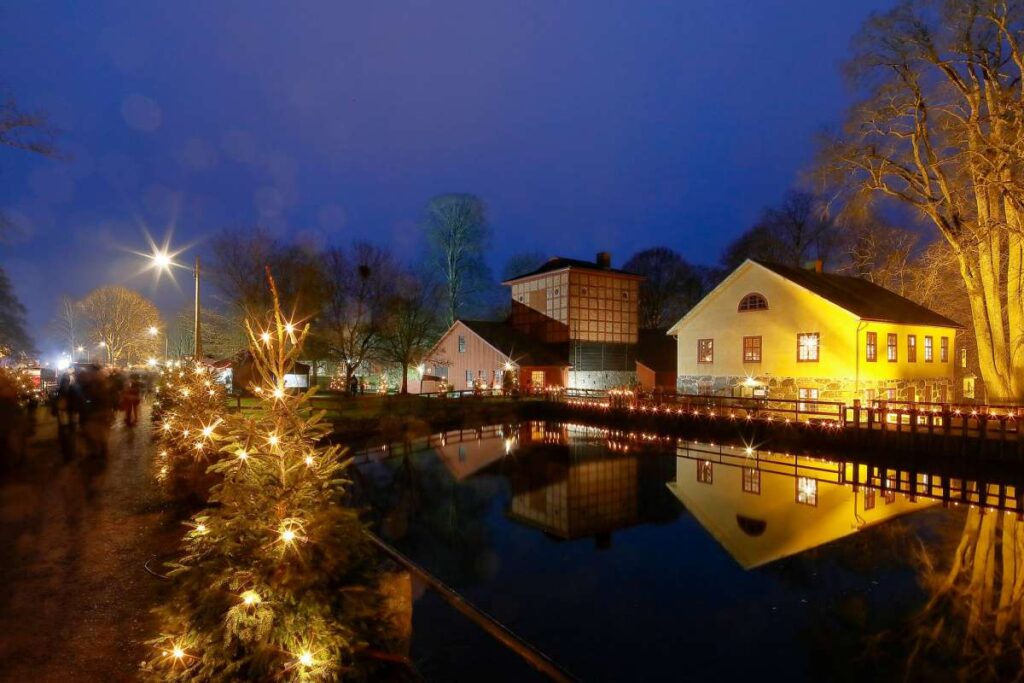 Julmässan i Huseby Bruk i Småland