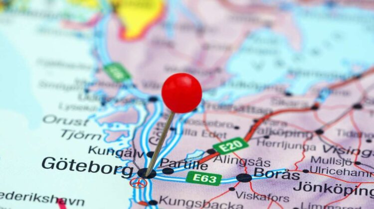 De 23 bästa resmålen 2023: Karta över Göteborg