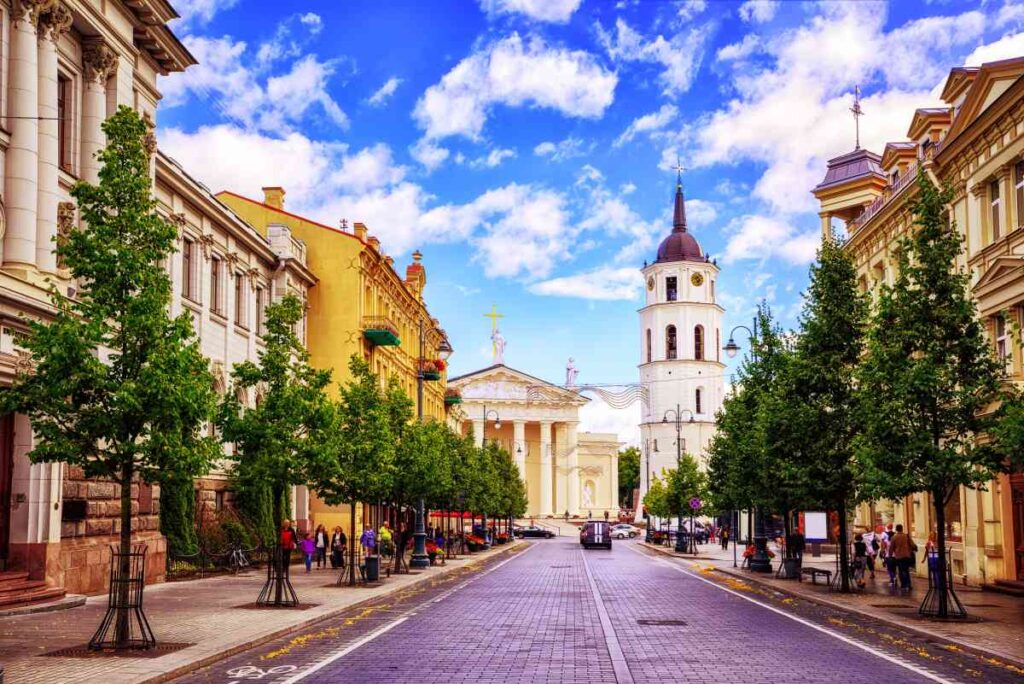 Gamla stan i Vilnius, ett av de 23 bästa resmålen 2023