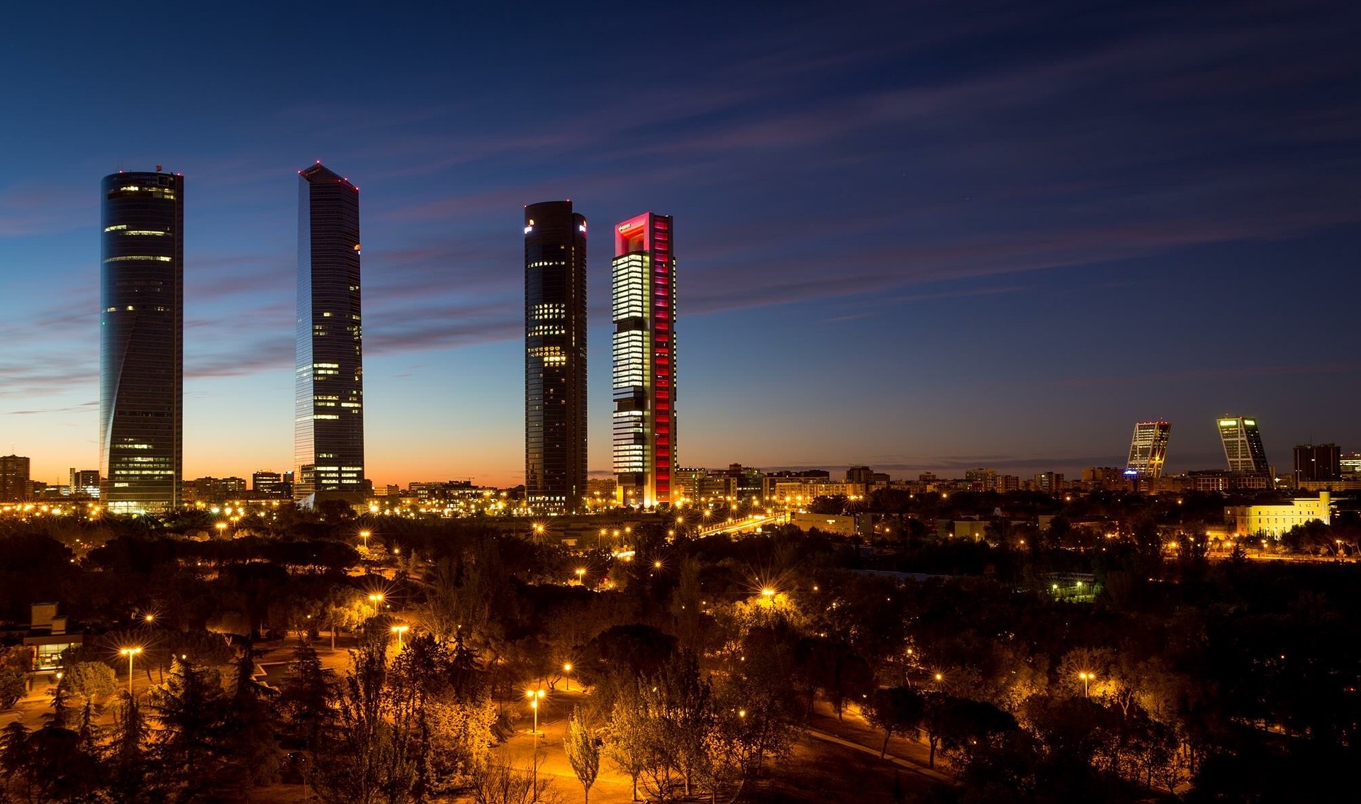 Madrids skyline